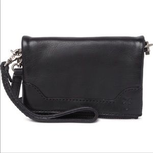 SOLD Frye Black Leather Melissa Stadium Bag Crossbody NWT MSRP $178